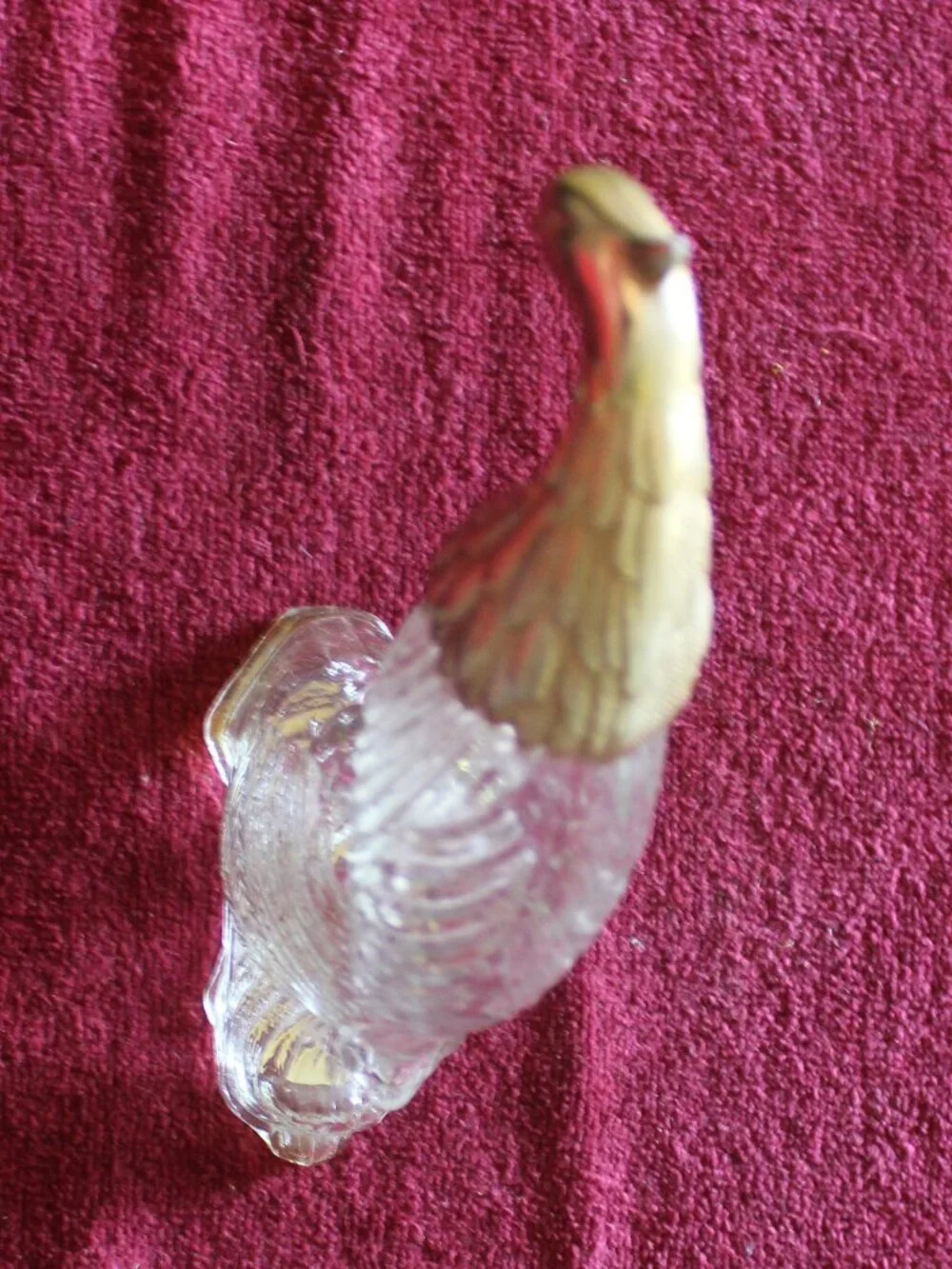 Vintage Avon Bird of Paradise Peacock Cologne Bottle from the late 60s or 70s